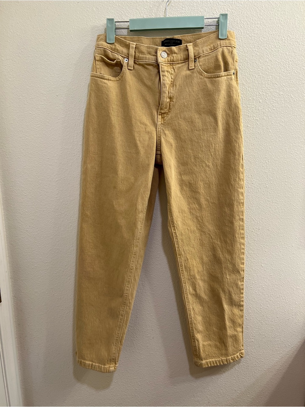 Banana Republic 27/4 Petite High Rise Straight Jeans
